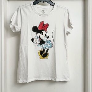 Disney Minnie Mouse 100 Anniversary White Tshirt Size M